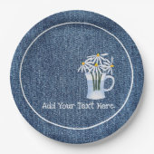 Denim en Daisys Papieren Bordje (Voorkant)