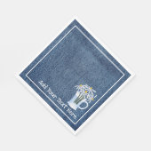 Denim en Daisys Servet (Hoek)