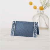 Denim en diamant plaatskaartje (Achterkant)