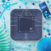 Denim en diamanten bord (Feest)