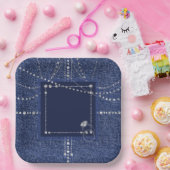 Denim en diamanten bord (Feest)