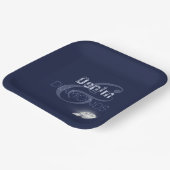 Denim en diamanten bord (Gebogen)