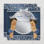 Denim en Diamanten Etnische Geslachten Onthullen D Kaart (Voorkant / Achterkant)