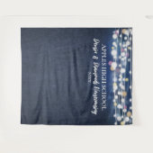 Denim en diamanten foto achtergrond sprankelend ev wandkleed (Voorkant (horizontaal))