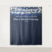 Denim en diamanten foto achtergrond sprankelend ev wandkleed (Voorkant)