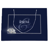 Denim en diamanten groot cadeauzakje (Voorkant)