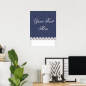 Denim en Diamanten Poster (Thuiskantoor)