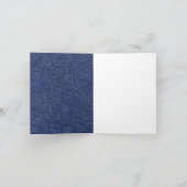 Denim en diamanten uitnodiging (Binnen)