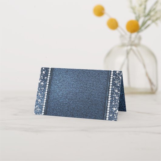Denim en Diamond Plaatskaartje (Achterkant)