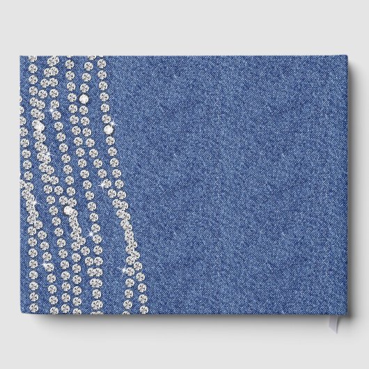 Denim en Diamond Verjaardagsfeestje Gastenboek (Achterkant)