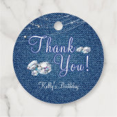 Denim en Diamonds Bedankjes Labels (Achterkant)