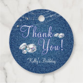 Denim en Diamonds Bedankjes Labels (Voorkant)