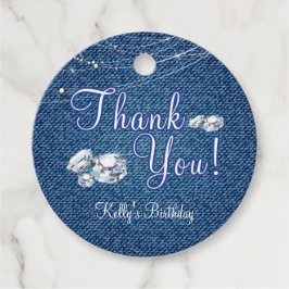 Denim en Diamonds Bedankjes Labels