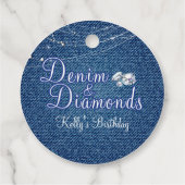 Denim en Diamonds Bedankjes Labels (Achterkant)