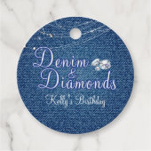 Denim en Diamonds Bedankjes Labels (Voorkant)