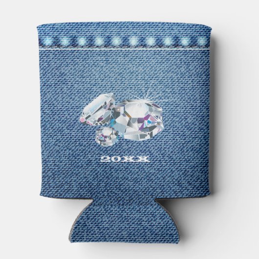 Denim en Diamonds Blikjeskoeler (Achterkant)