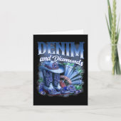 Denim en Diamonds Country Western Cowgirl Laarzen  Kaart (Voorkant)