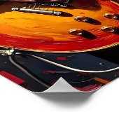 Denim en Gitaar Poster (Hoek)