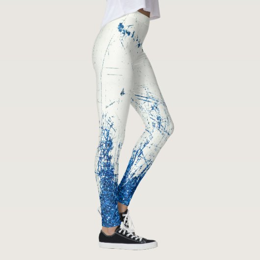 Denim en glitter leggings (Rechts)