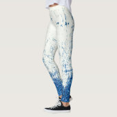 Denim en glitters leggings (Links)