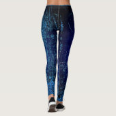 Denim en glitters leggings (Achterkant)