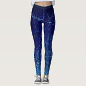 Denim en glitters leggings (Voorkant)