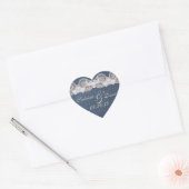 Denim en Kant Envelope Seal Hart Sticker (Envelop)