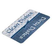 Denim en Kant Vaatwasser Magneet (Linkerzijde)