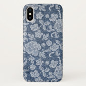 Denim en Lace Chic Glam Phone Case (Achterkant)