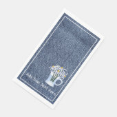 Denim En Madeliefjes Servet (Hoek)