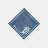 Denim En Madeliefjes Servet (Hoek)