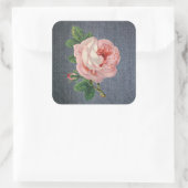 Denim en  Roos Stickers (Tas)