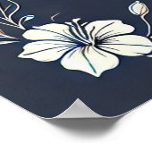 Denim en witte minimale lijst Bijbelverzen Poster (Hoek)