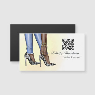 Denim en Zebra Mode Designer QR Code
