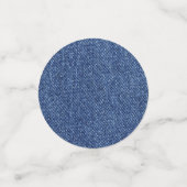 Denim Fabric, Denim Texture, Blue Denim, Birthday Confetti (Kleine voorkant)