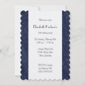 Denim Fabric, Denim Texture, Blue Denim, Birthday Kaart (Voorkant)