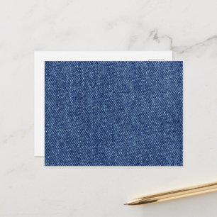Denim Fabric, Denim Texture, Blue Denim, Jeans Briefkaart