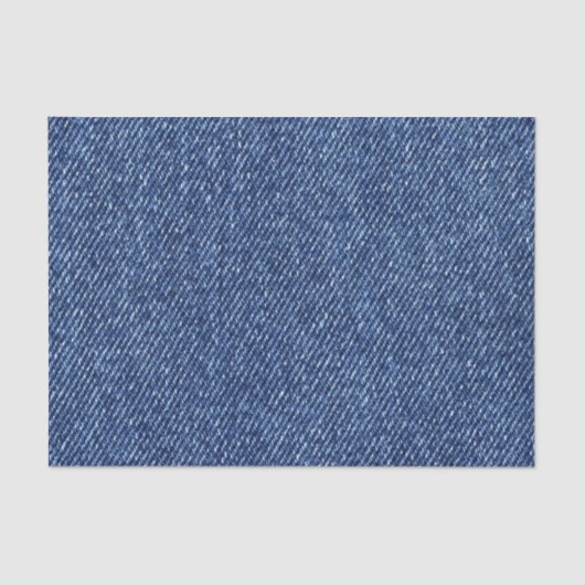 Denim Fabric, Denim Texture, Blue Denim, Jeans Tissuepapier (Voorkant)