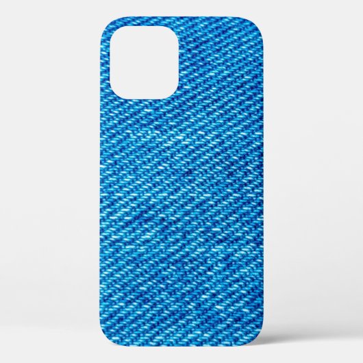 Denim fabric jeans blauwe jeans Case-Mate iPhone case (Achterkant)