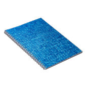 Denim fabric jeans blauwe jeans notitieboek (Rechterzijde)