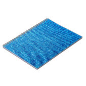 Denim fabric jeans blauwe jeans notitieboek (Linkerzijde)