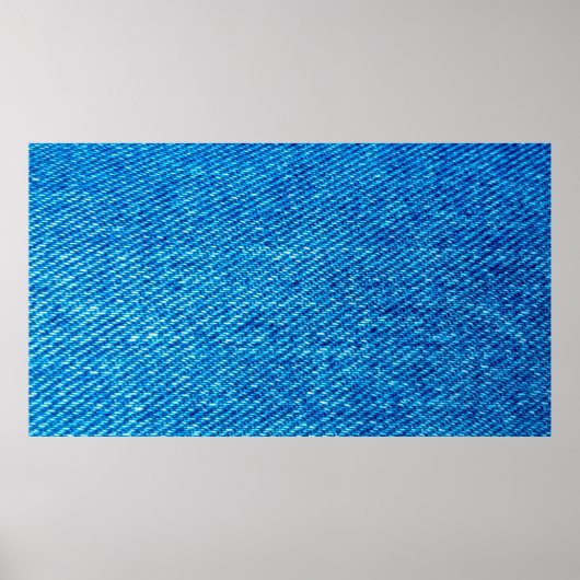 Denim fabric jeans blauwe jeans poster (Voorkant)