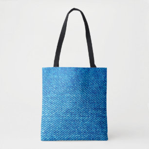 Denim fabric jeans blauwe jeans tote bag