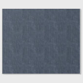 Denim Fabric Look Pattern Cadeaupapier (Vlak)
