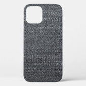 Denim fabric textuur blauwe buitenkant Case-Mate iPhone case (Achterkant)