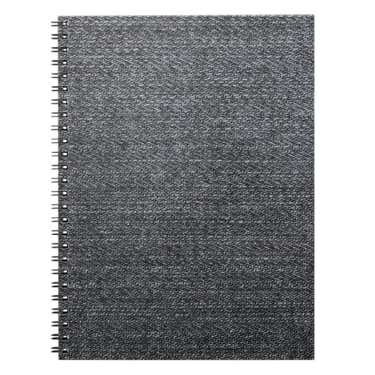 Denim fabric textuur blauwe buitenkant notitieboek (Voorkant)