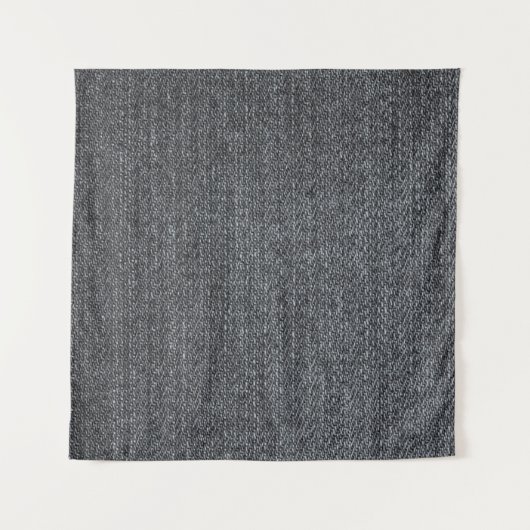 Denim fabric textuur blauwe buitenkant wandkleed (Voorkant (horizontaal))