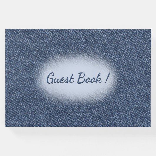 Denim Gastenboek (Voorkant)
