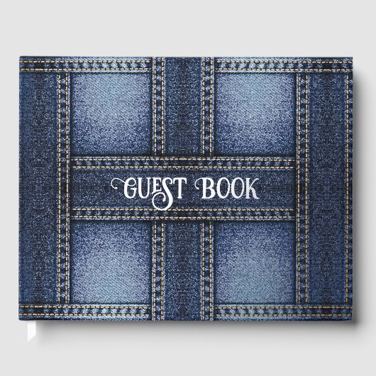 Denim Gastenboek (Voorkant)