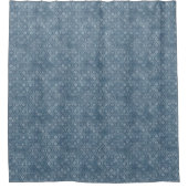 Denim Geïnspireerd Patroon Douchegordijn (Voorkant)